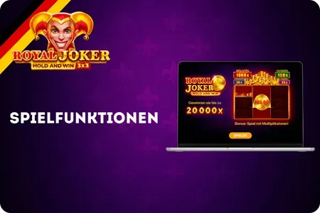 Spielfunktionen im Royal Joker Slot